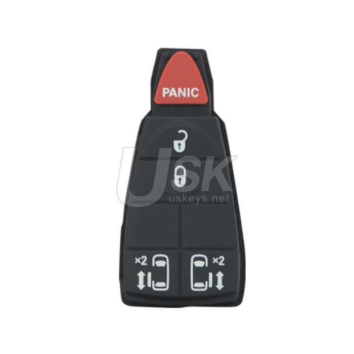 #8 button pad for FCC IYZ-C01C Chrysler Dodge Jeep