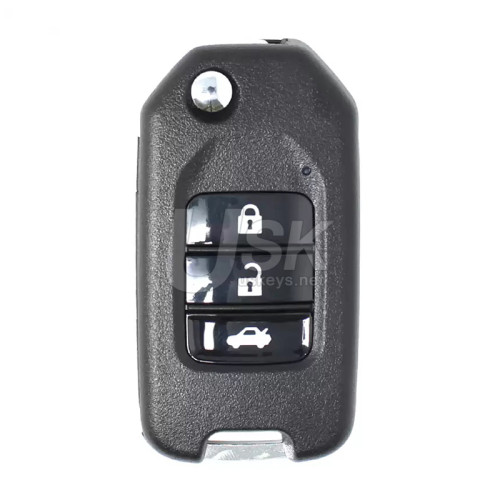KEYDIY Universal Flip Remote Key Honda Style 3 button B10-3