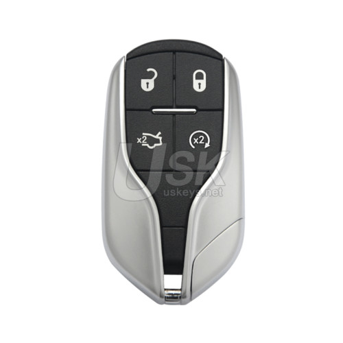 FCC M3N-7393490 Smart key 4 button 433mhz ID46 chip for Maserati Quattroporte Ghibli 2012-2015 (Non Comfort Access)