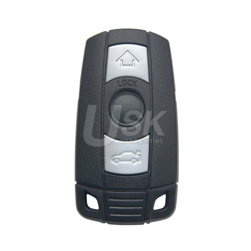 FCC KR55WK49127 KR55WK49123 Smart Key 3 button 315LPMhz ID46-PCF7945 chip Hitag2 for BMW 1, 3, 5 Series 2006-2013 CAS3