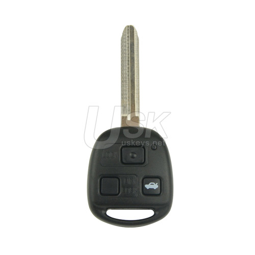 PN 89071-48110 Remote head key 3 button 315mhz 4C chip TOY43 blade for Toyota Land Cruiser FJ Cruiser Prado 1998-2011