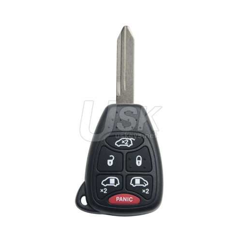 FCC OHT692713AA OHT692427AA M3N5WY72XX Remote head key shell 6 button for Chrysler Town & Country Dodge Grand Caravan 2004-2007