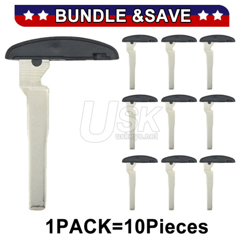 (Pack of 10) Emergency Key Blade HU101 for Ford Focus Escape C-Max 2012-2017 FCC M3N5WY8609 PN 164-R8022