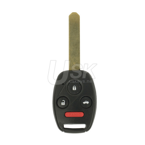 FCC OUCG8D-380H-A Remote head key 4 button 315Mhz for Honda Accord 2003-2007 P/N 35118-SDA-A11