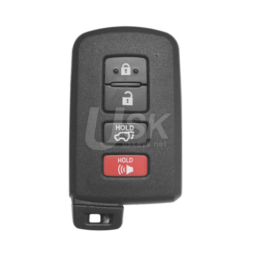 FCC HYQ14FBA Smart key 4 button 315Mhz 8A chip for Toyota Highlander 2014-2019 PN 89904-0E120 (Board 2110)