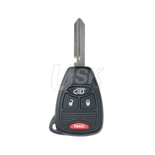 FCC OHT692713AA OHT692427AA M3N5WY72XX Remote head key shell 4 button for Chrysler Sebring Pacifica Dodge Magnum 2004-2014