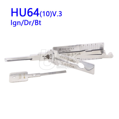 Lishi 2-in-1 Pick HU64(10) v.3 Ign/Dr/Bt