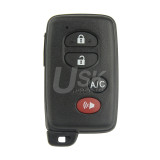 PN 89904-47420 89904-47350 smart key shell 4 button for Toyota Prius 2010-2015 FCC HYQ14AAB/HYQ14ACX