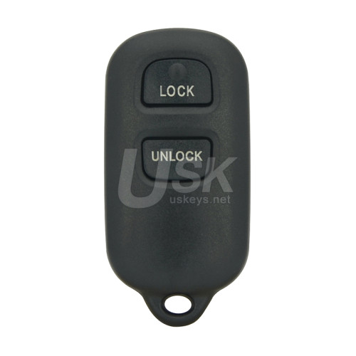 Keyless Entry Remote Shell 3 button for Toyota Yaris Tundra Scion xB 2001-2008 PN 89742-20200 89742-0C020 89742-42120