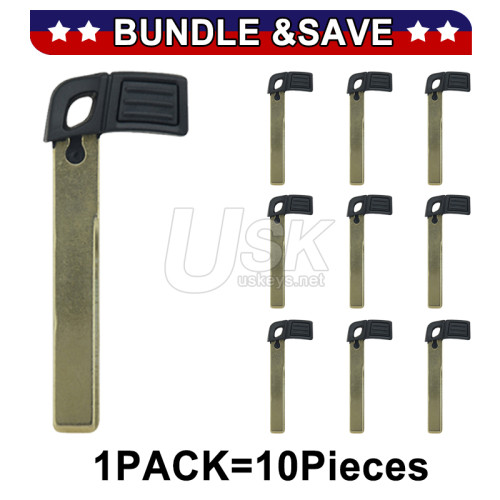 (Pack of 10) Emergency Key blade for BMW 3 series