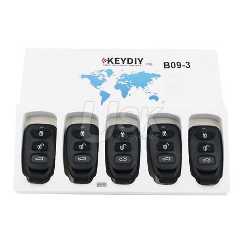 KEYDIY Universal Remote Fob Key Hyundai Style 3 button B09-3
