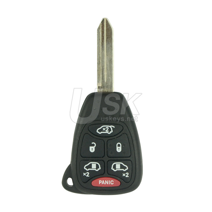 FCC M3N5WY72XX Remote head key 5 button 315Mhz for Chrysler Town & Country Dodge Grand Caravan 2004-2007
