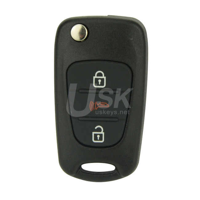 FCC NYOSEKSAM11ATX Flip key shell 3 button for Hyundai Kia Sportage Soul Rio 2010-2014