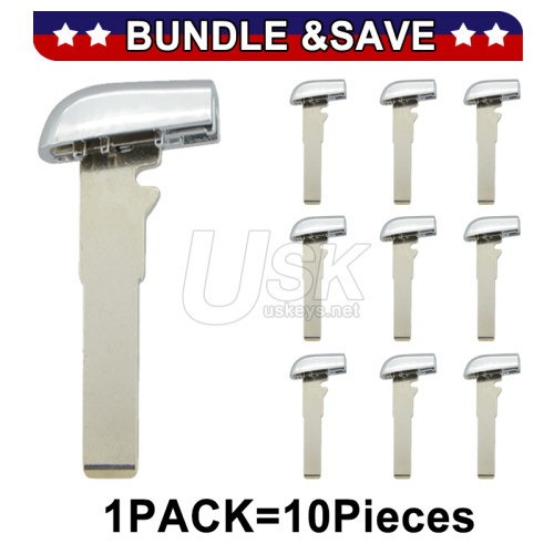 (Pack of 10) Emergency Key blade SIP22 for Jeep Renegade
