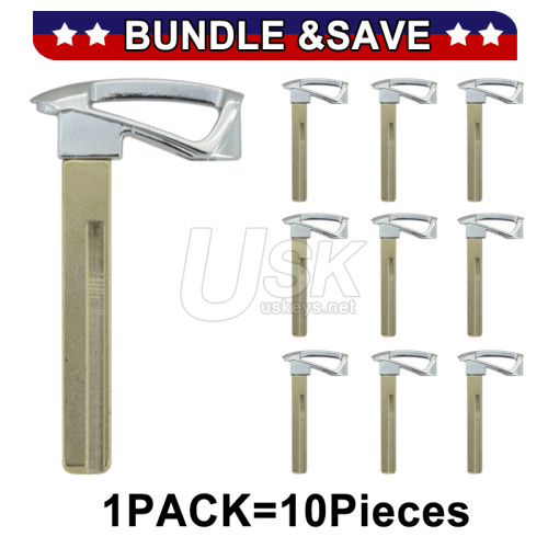 (Pack of 10) 81996-2W040 Emergency key blade for Hyundai Santa Fe 2014-2016