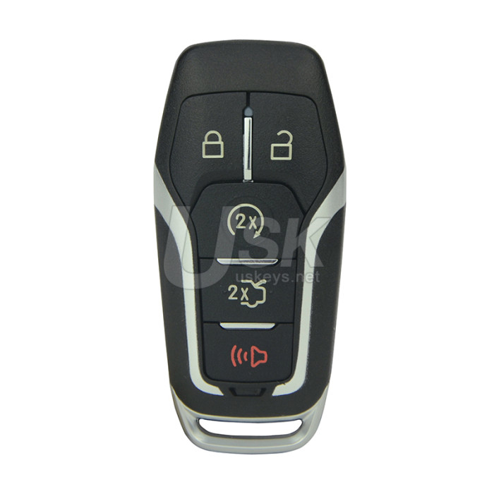 FCC M3N-A2C31243300 smart key shell 5 button for Ford Fusion Explorer Edge 2013-2017 PN 164-R7989