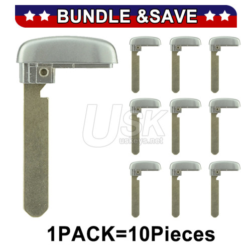 (Pack of 10) PN 35118-TY2-A00 Emergency Key blade for Acura RLX 2014-2015