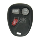 FCC KOBUT1BT KOBLEAR1XT Keyless Entry Remote Shell 3 button for GMC Yukon 2000-2002