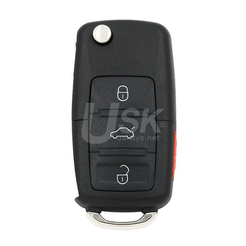 KEYDIY Universal Flip Remote Key VW Style 4 button B01-3+1