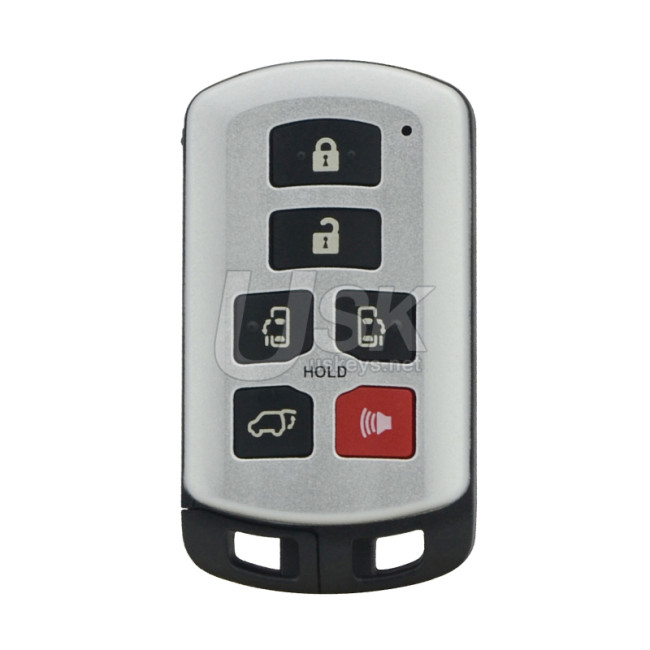 FCC HYQ14ADR Smart key 6 button 315mhz for Toyota Sienna 2011-2020 P/N 89904-08010 (Board 5691)