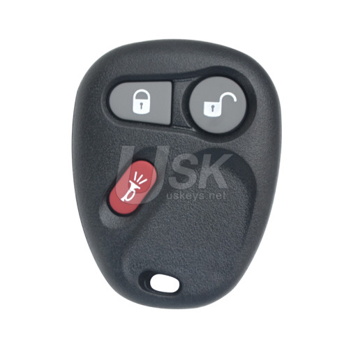 Keyless Entry Remote Shell 3 button for Buick Cadillac Chevrolet Pontiac GMC