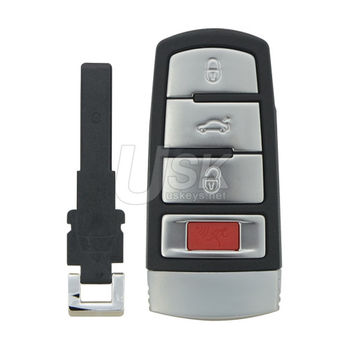 FCC NBG009066T smart key shell 4 button for Volkswagen Passat CC 2006-2015