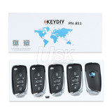 KEYDIY Universal Flip Remote Key PSA Style 3 button B11