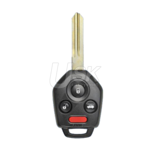 FCC CWTWBU766 Remote head key 4 button 434mhz 4D62 chip NSN19 blade for Subaru Tribeca Legacy Outback 2008-2014