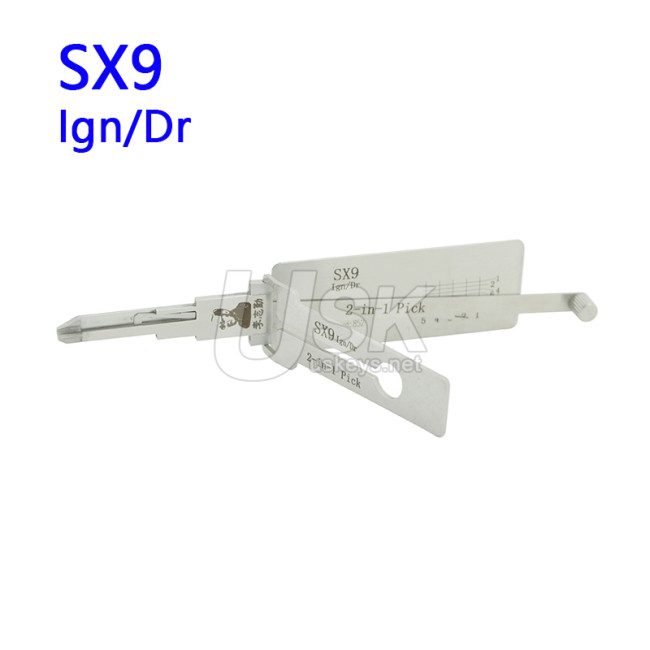 Lishi 2-in-1 Pick SX9 Ign/Dr