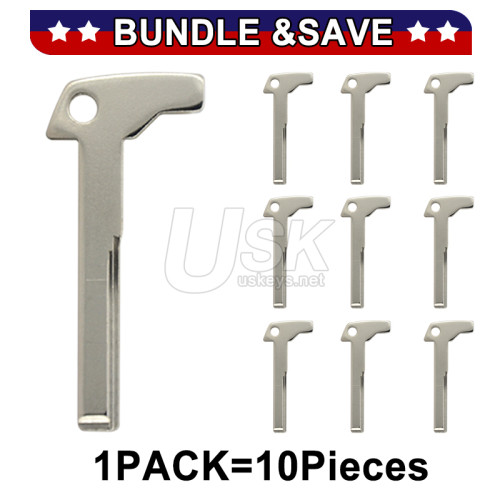 (Pack of 10) Emergency Key blade for Mercedes Benz A B C E S Class 2001-2011