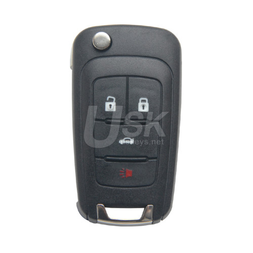 P/N 5912544 Flip keyless key 4 button 433Mhz for Chevrolet Impala Malibu 2014
