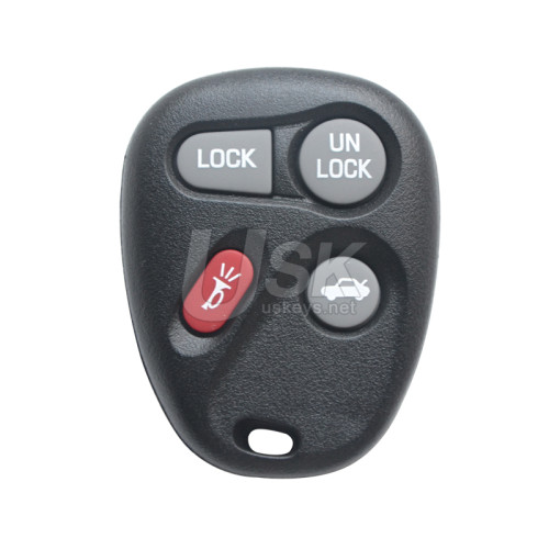FCC AB01502T Keyless Entry Remote 4 button 315Mhz ASK for GM Buick Chevrolet Oldsmobile Pontiac 1996-2000 PN 25678792