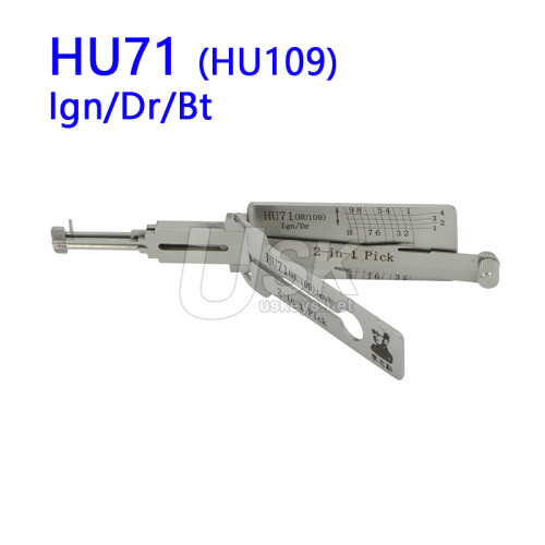 Lishi 2-in-1 Pick HU71(HU109) Ign/Dr