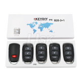 KEYDIY Universal Remote Fob Key Hyundai Style 4 button B20-3+1