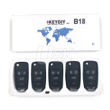 KEYDIY Universal Flip Remote Key GM Style 4 button B18-4