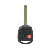 FCC HYQ1512V Remote head key 3 button 315Mhz no chip TOY48 long for Lexus LX470 2001 2002 PN 89785-50031