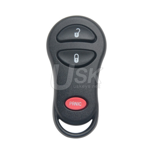 FCC GQ43VT17T Keyless Entry Remote 3 button 315Mhz for Chrysler Voyager Dodge Caravan Jeep Grand Cherokee 2000-2004 PN 04602260