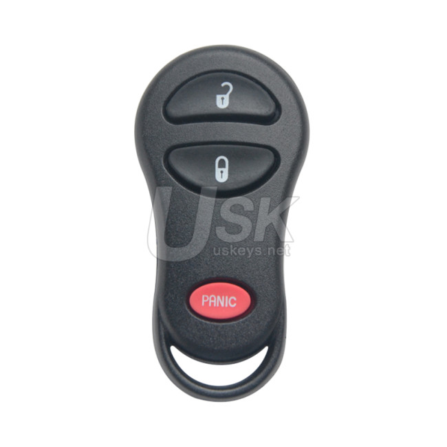 FCC GQ43VT17T Keyless Entry Remote 3 button 315Mhz for Chrysler Voyager Dodge Caravan Jeep Grand Cherokee 2000-2004 PN 04602260
