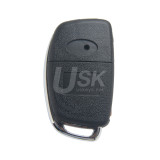 Flip key shell 3 button for Hyundai Elantra Genesis 2009 2010