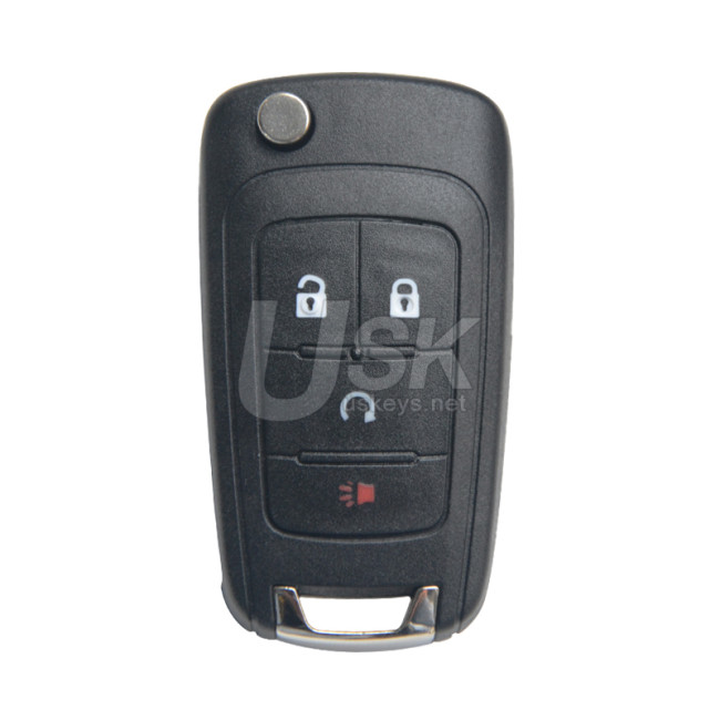 FCC OHT01060512 KR55WK50073 Flip keyless key 4 Button 434Mhz for 2014 Chevrolet Impala PN 5913597