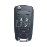 PN 20873620 flip key shell 4 button for Chevrolet Sonic Equinox 2010-2015