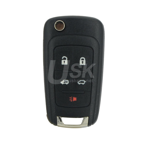 Flip key shell 5 button for Buick Lacrosse GL8 2010-2013