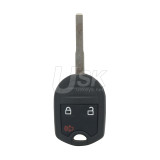 Remote head key shell 3 button HU101 blade for 2011-2016 Ford Escape Fiesta Transit Connect