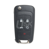 FCC OHT01060512 Flip keyless key 5 button 315Mhz HTAG2 ID46 PCF7941E for 2010-2016 Buick Encore Regal Chevrolet Cruze Equinox Camaro GMC Terrain PN 13500226