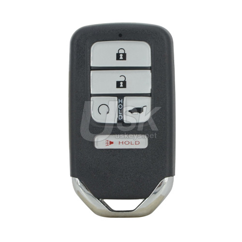FCC KR5V2X Smart key shell 5 button for Honda Civic CRV Pilot 2016-2018 PN 72147-TLA-A01