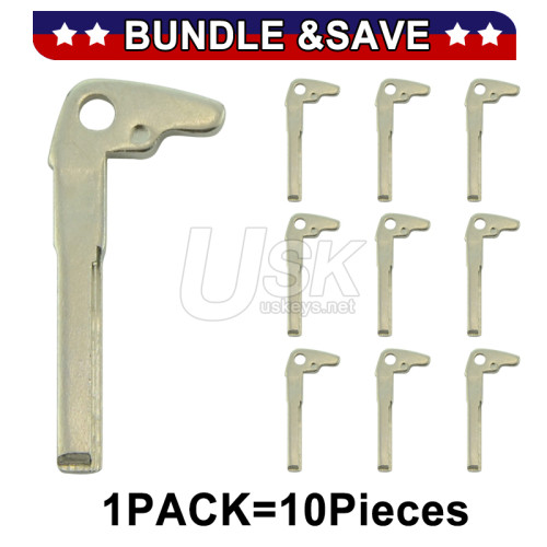 (Pack of 10) Emergency Key blade for Mercedes E S Class 2000