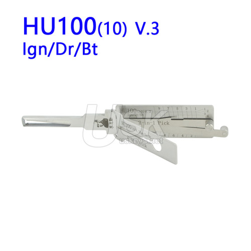 Lishi 2-in-1 Pick HU100(10) v.3 Ign/Dr/Bt