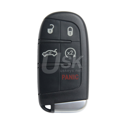 FCC M3N-40821302 Smart key shell 5 button for Dodge Charger Challenger Chrysler 300 P/N 68066350AE