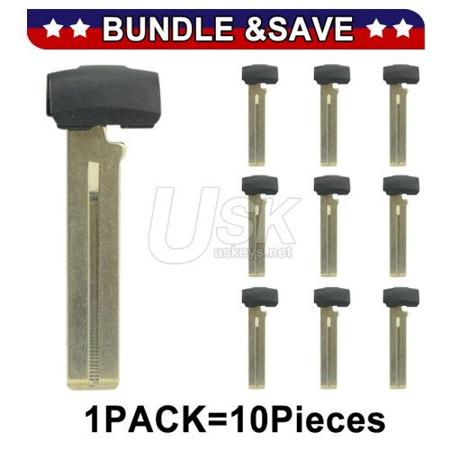 (Pack of 10) HYQ14AHC Emergency Key blade for Subaru Outback Legacy 2015 2016