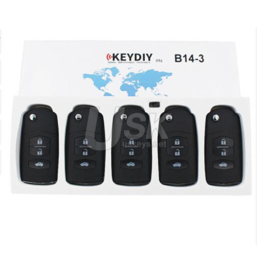 KEYDIY Universal Flip Remote Key Mazda Style 3 button B14-3